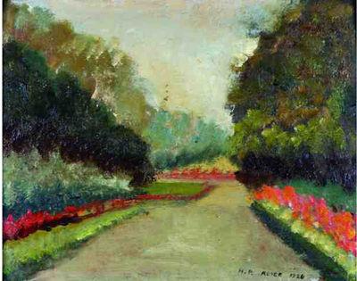 unknow artist Henri Royer Le Chemin oil painting picture